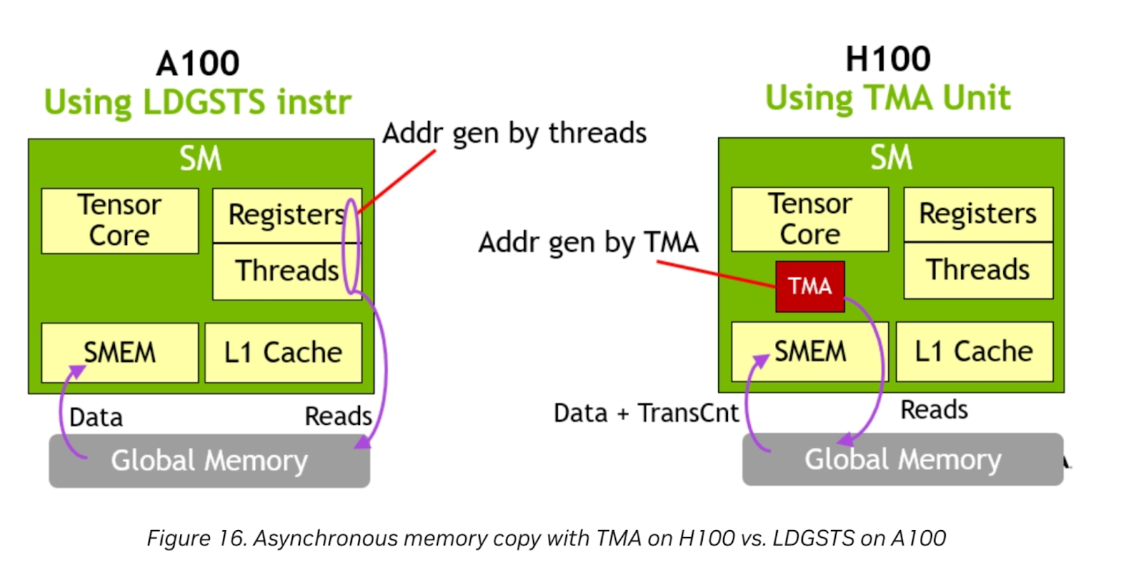 TMA Hardware Unit