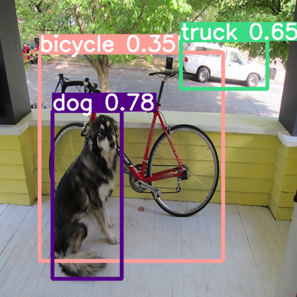 PyTorch YOLOv5 on Jetson Nano, example with a dog