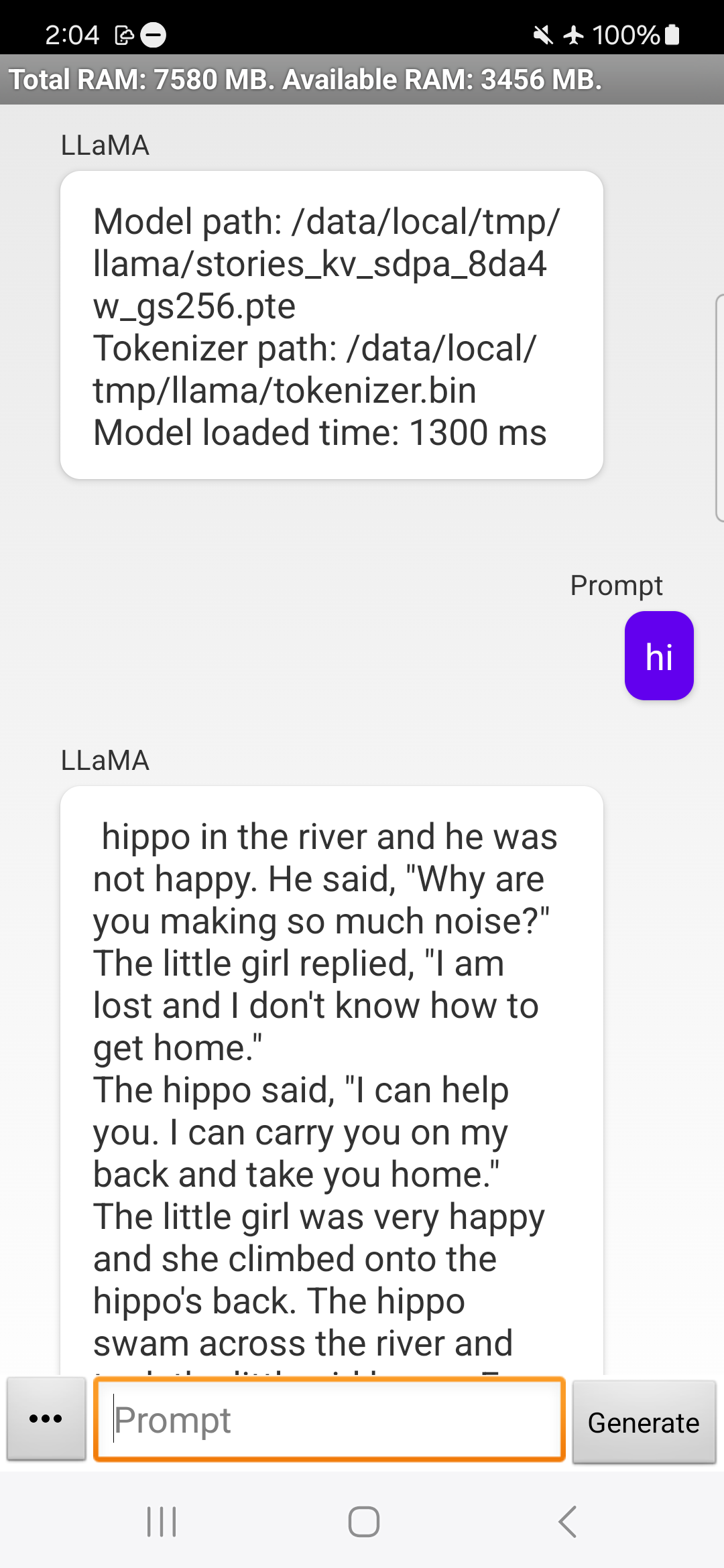 Android LLaMA App