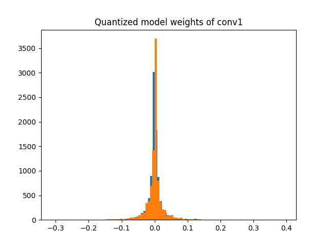 Quantized model weights of conv1