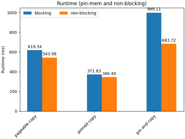 Runtime (pin-mem and non-blocking)