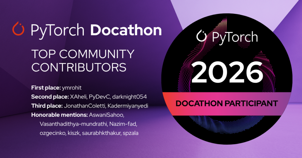 PyTorch Docathon 2026: Oltre 150 Pull Request Migliorano la Documentazione