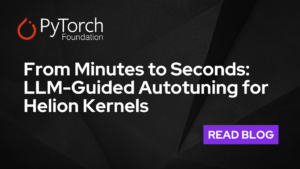 From Minutes to Seconds: LLM-Guided Autotuning for Helion Kernels