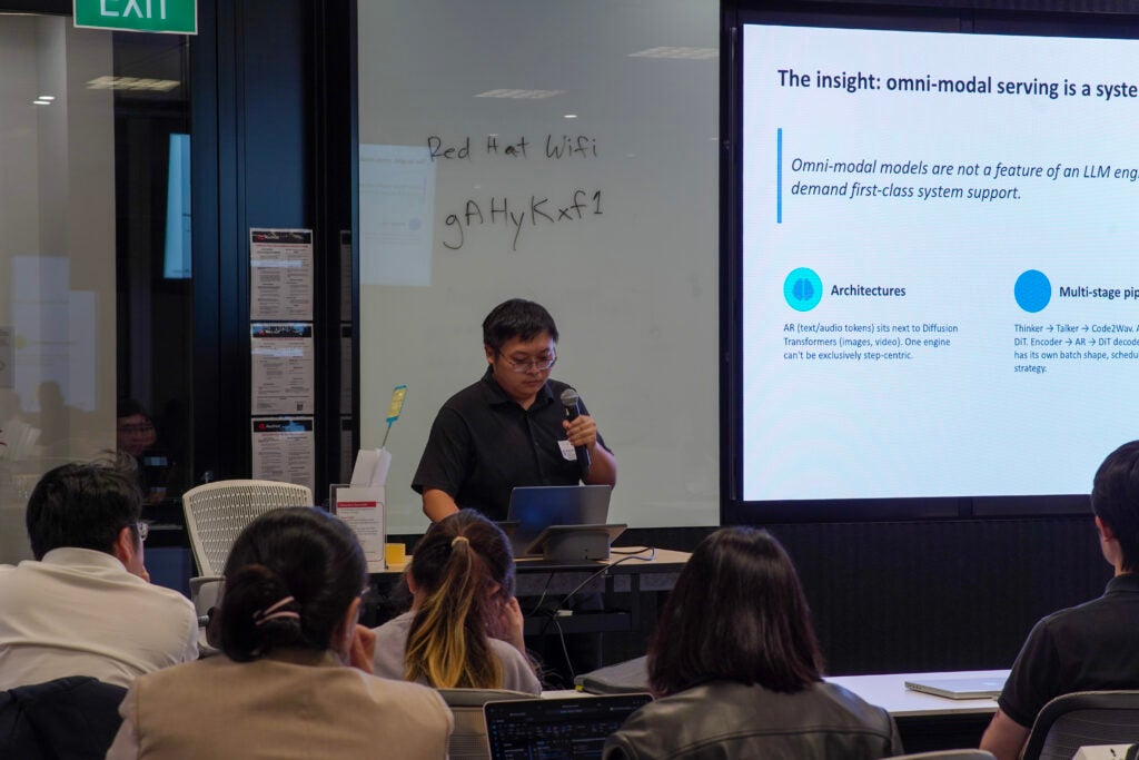 Wang Zhipeng at Singapore meetup