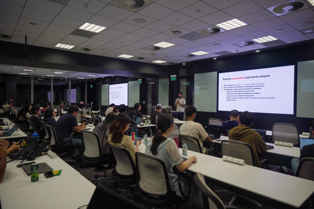 Ayush Satyam (Red Hat) at Singapore meetup