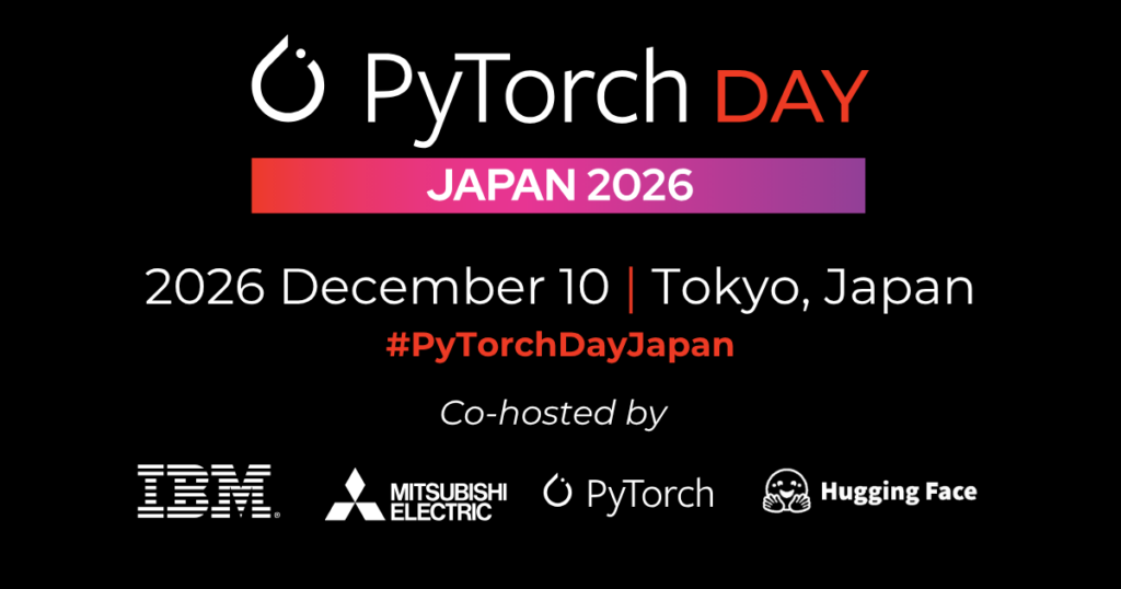 PyTorch Day Japan 2026